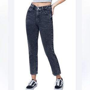 PacSun Washed Black Ankle Jeans